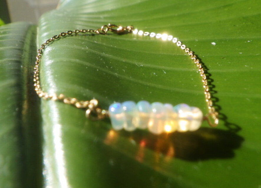 14kgf* Opal Gold-filled Bracelet | iichi 日々の暮らしを心地よく