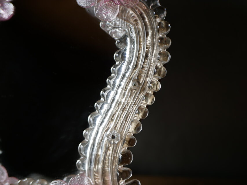 murano ムラーノガラス スタンドミラー アンティークのある暮らし