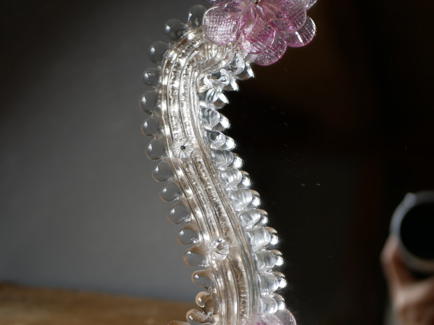 murano ムラーノガラス　スタンドミラー　アンティークのある暮らし murano ムラーノガラス スタンドミラー アンティークのある暮らし