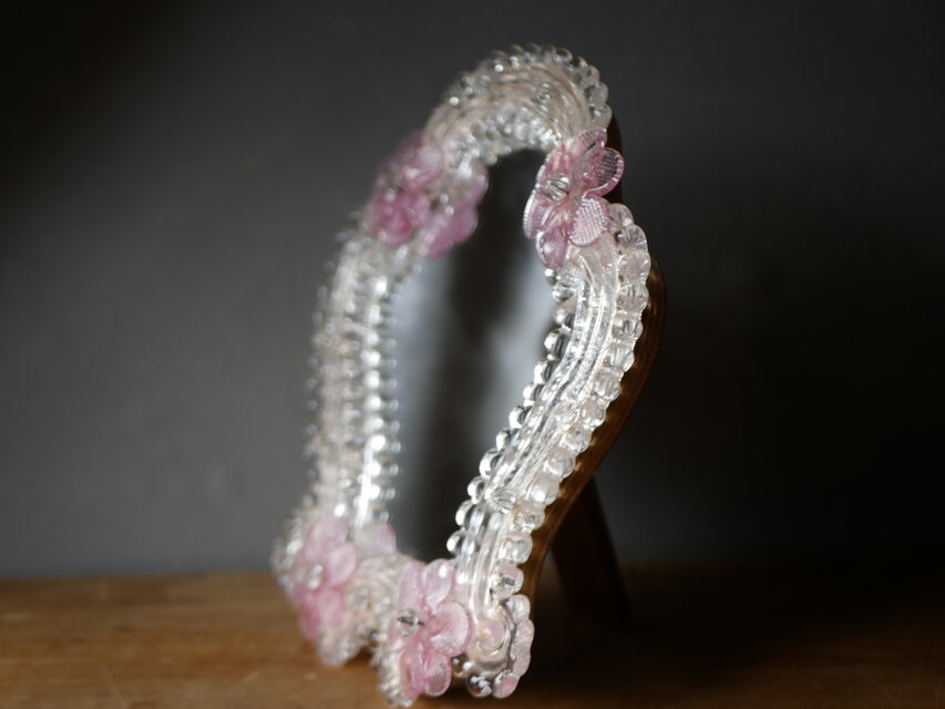 murano ムラーノガラス スタンドミラー アンティークのある暮らし