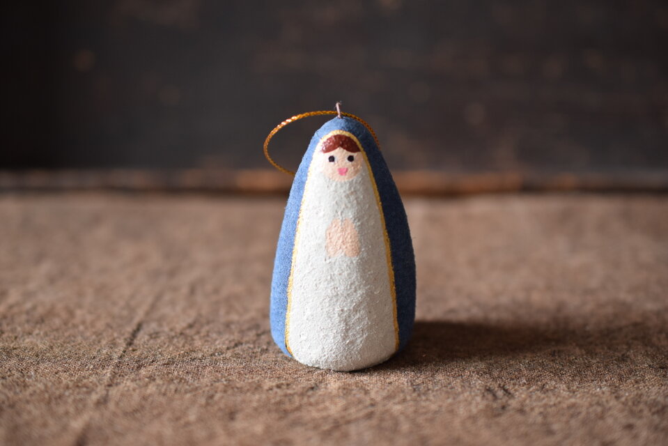 革オーナメント　マリア