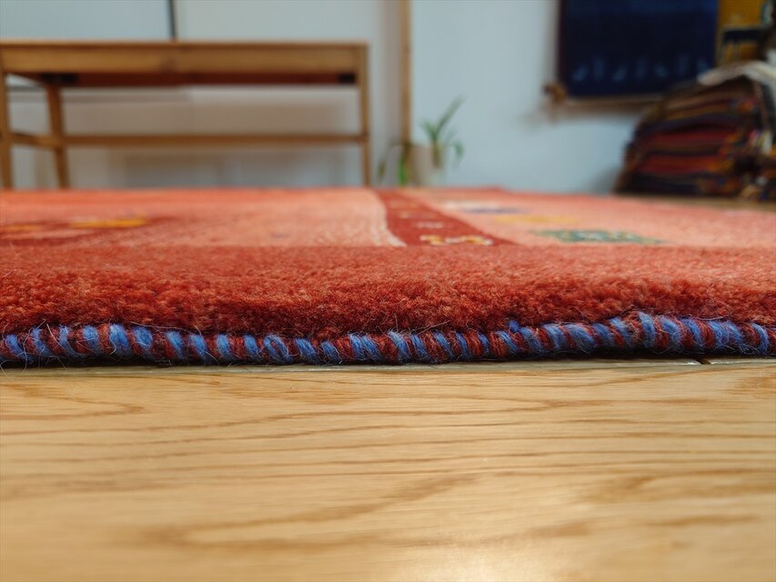 本場ペルシャギャッベ・135cm×198cm リビングサイズ 本場ペルシャ