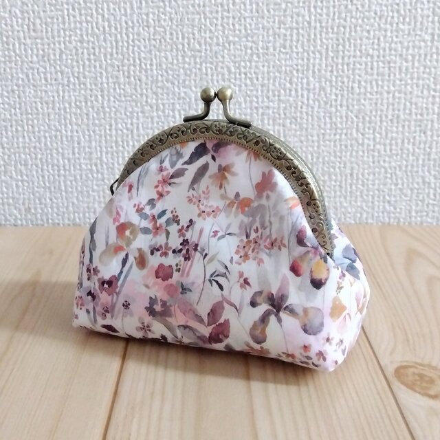 リバティ　がま口ミニポーチ　コインケース　8.5cm口金　アクセサリーケース　フェルダ　520