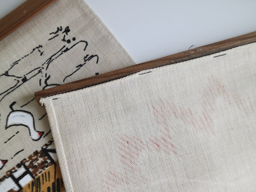スウェーデンで見つけたタペストリー No.6216 | iichi 日々の暮らしを