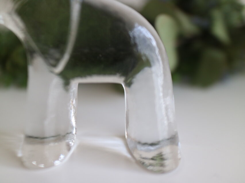 Kosta Boda コスタボダ / ガラスのオブジェ ゾウ 小 No.6198 | iichi