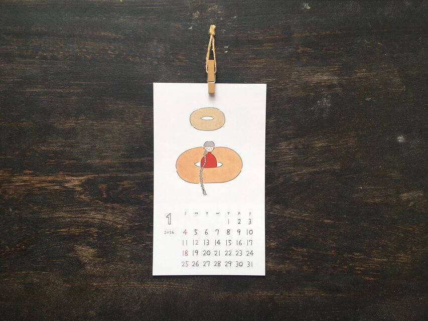 「osage と amami」2026カレンダー