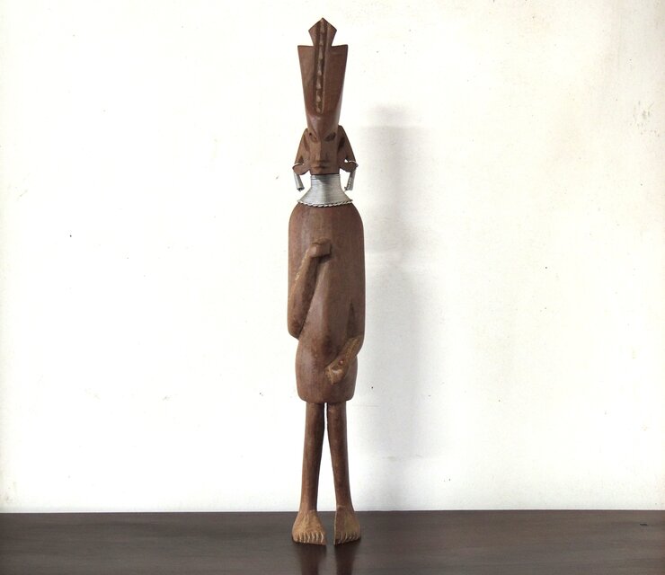 アフリカの木像02