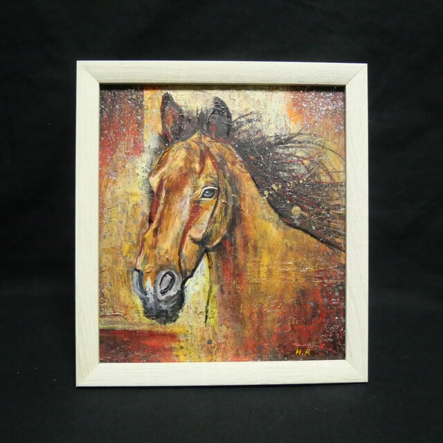 油絵【静かなる王者】