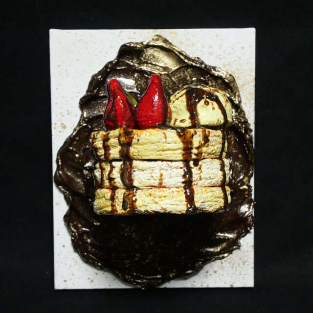 油絵 【ゴールドダスト・デザート】