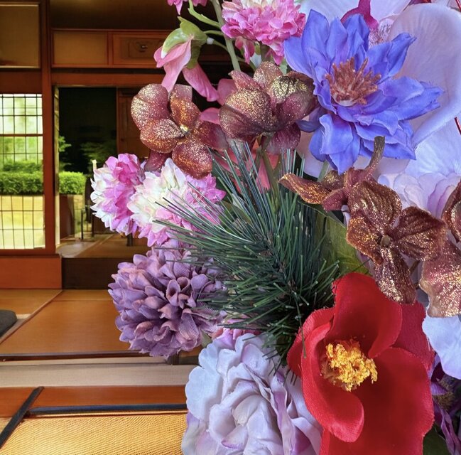 光触媒 人工観葉植物 ウォールグリーン フェイクグリーン 正月アレンジ