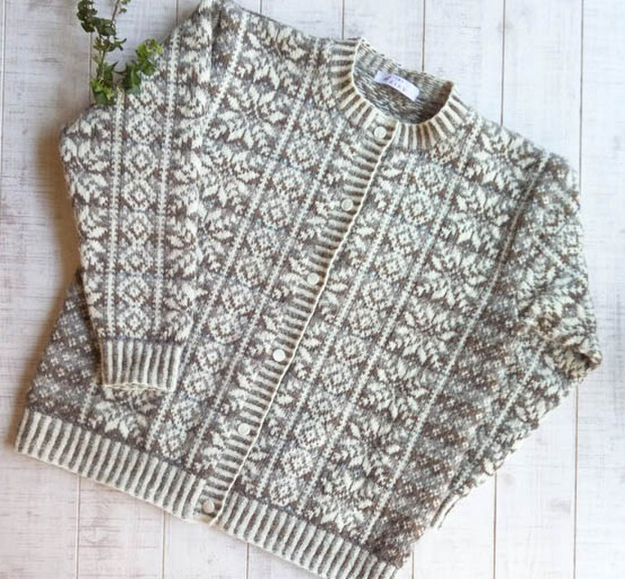 フェアアイル　カーディガン　T