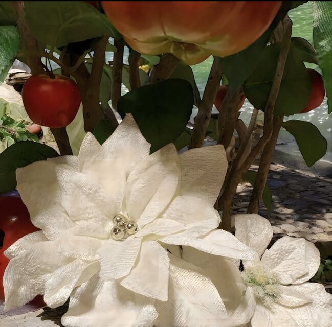 光触媒 人工観葉植物 ウォールグリーン フェイクグリーン 林檎 リンゴ