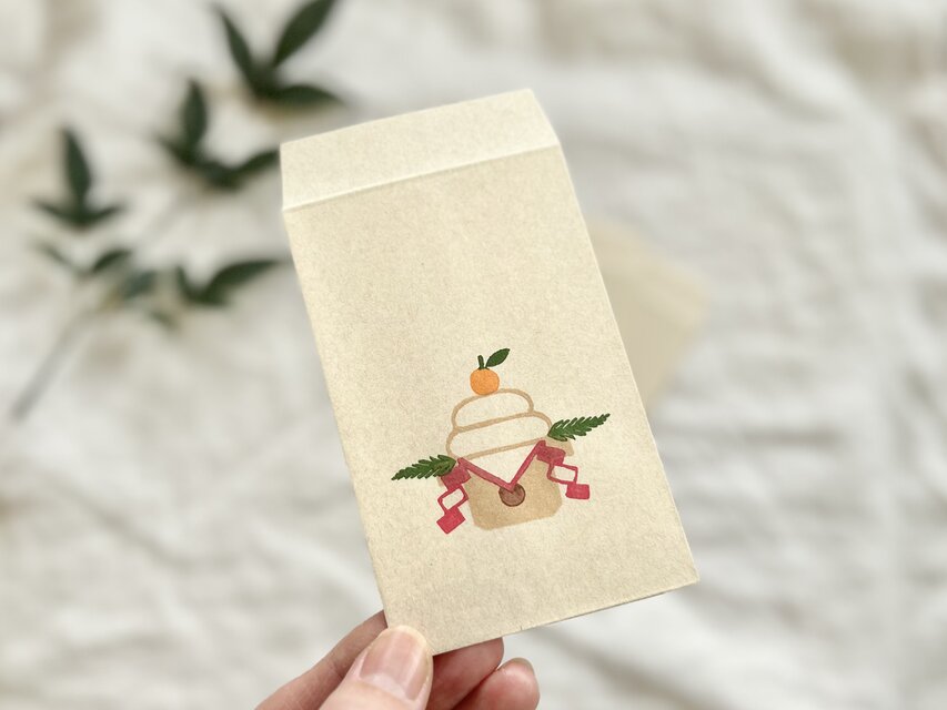 小さな封筒•鏡餅