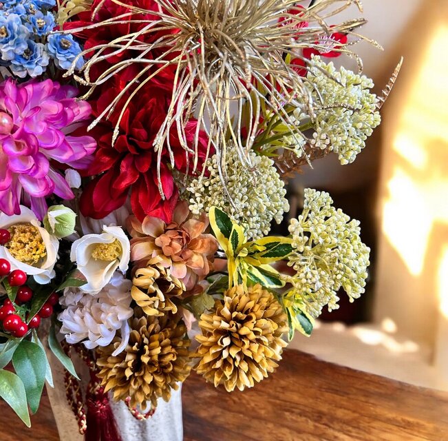 光触媒 人工観葉植物 ウォールグリーン フェイクグリーン 正月アレンジ