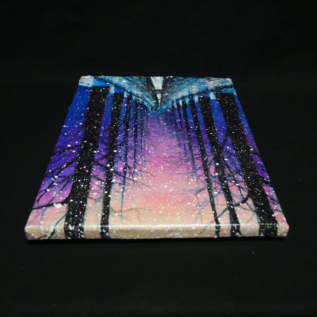 油絵【雪降る幻想】 | iichi 日々の暮らしを心地よくするハンドメイド