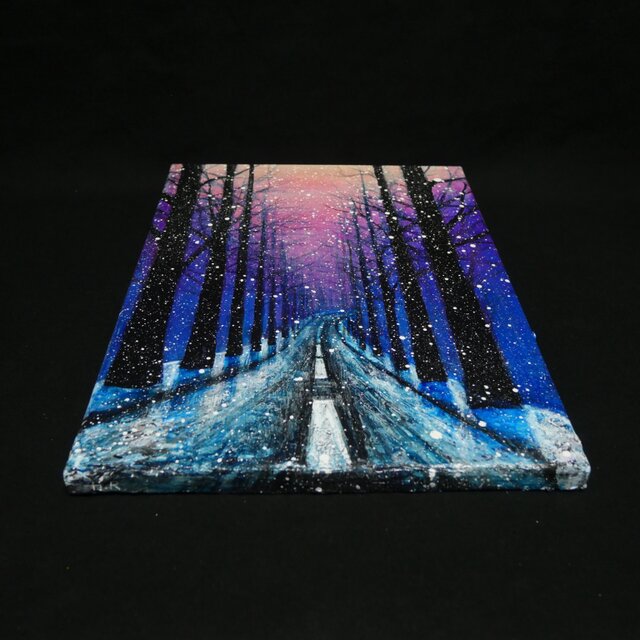 油絵【雪降る幻想】 | iichi 日々の暮らしを心地よくするハンドメイド