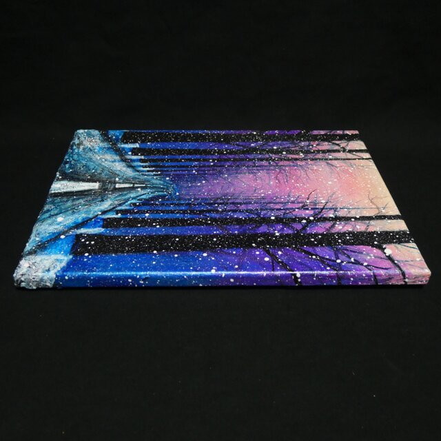 油絵【雪降る幻想】 | iichi 日々の暮らしを心地よくするハンドメイド