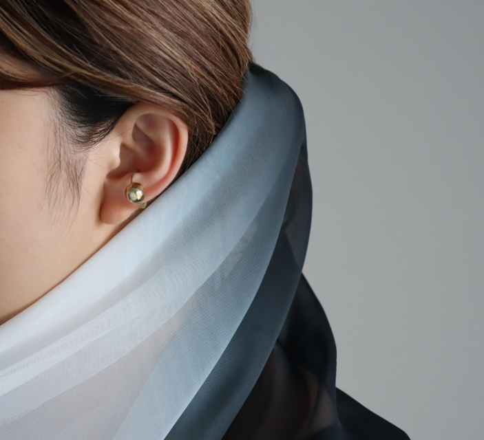 ［石モチーフ］イヤーカフ真鍮 軽量