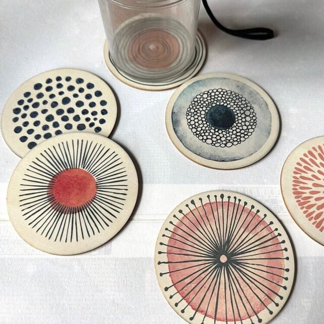 wood coaster・6pattern