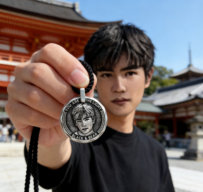 似顔絵 家族記念日 プレゼント 家族写真 記念品 お写真から作る