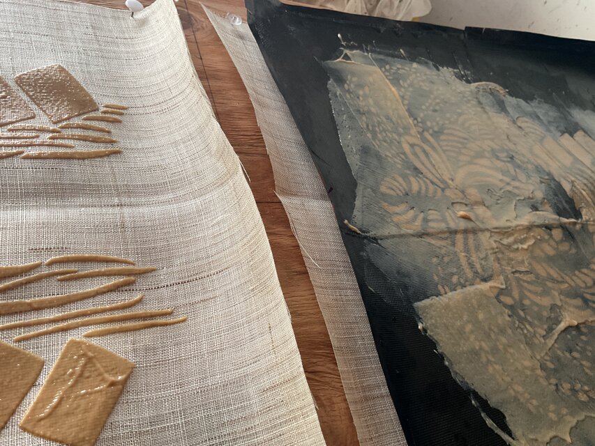 藍染 正月飾り しめ縄 大サイズ | iichi 日々の暮らしを心地よくする