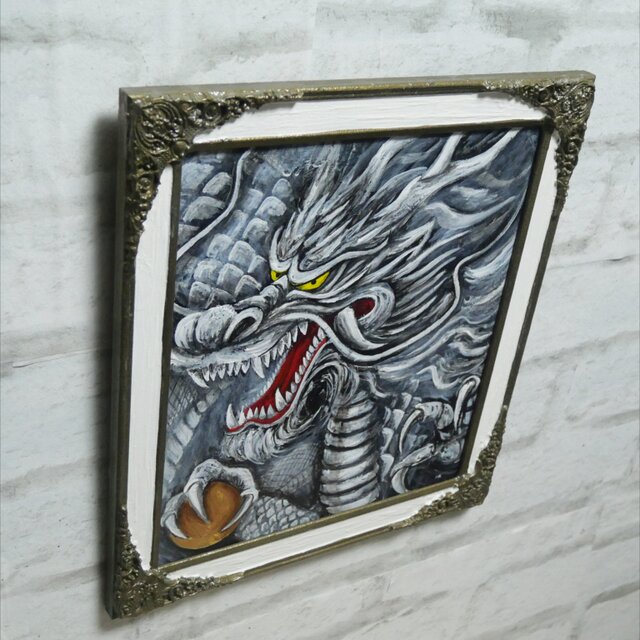 油絵 油彩 油彩画 絵 絵画【白龍】 油絵 油彩 油彩画 絵 絵画【白龍】 | iichi 日々の暮らしを心地よく