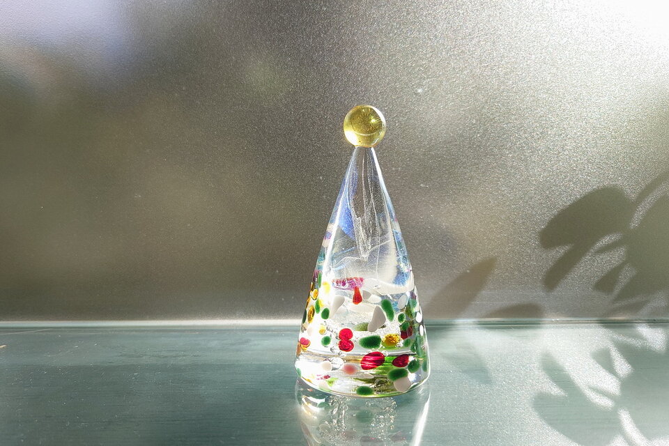 ガラスのクリスマスツリー