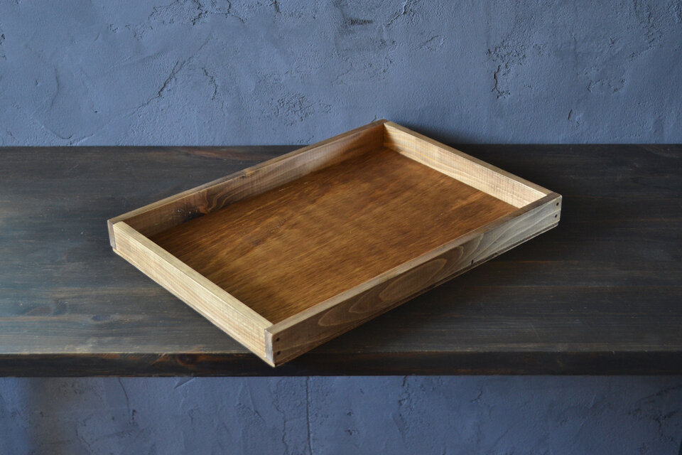 0310mito　国産ひのきのカフェトレイ　Lサイズ