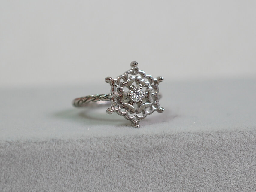 <SJ2nd>雪の結晶リング