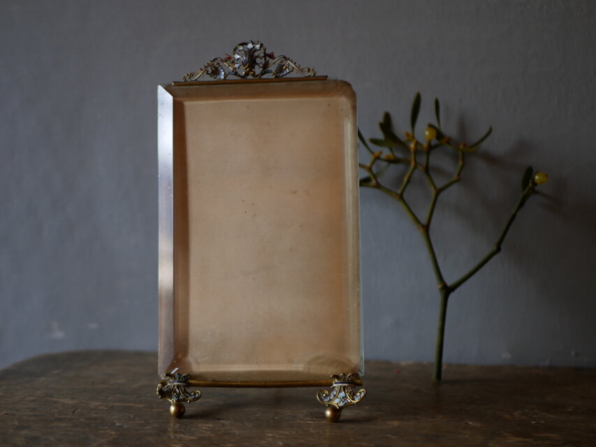 エナメルシリーズ　part.3　フォトフレーム　フランスアンティーク　アンティークのある暮らし