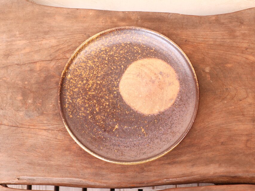 備前焼 皿(22.5cm)　sr3-083