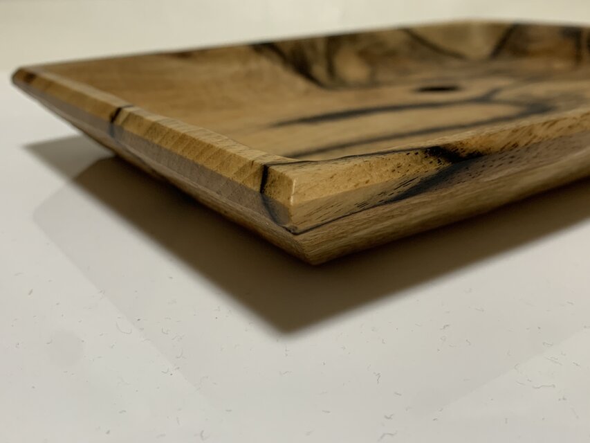 黒柿の変形盆 | iichi 日々の暮らしを心地よくするハンドメイドや