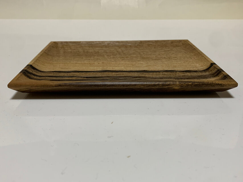 黒柿の角トレイ | iichi 日々の暮らしを心地よくするハンドメイドや