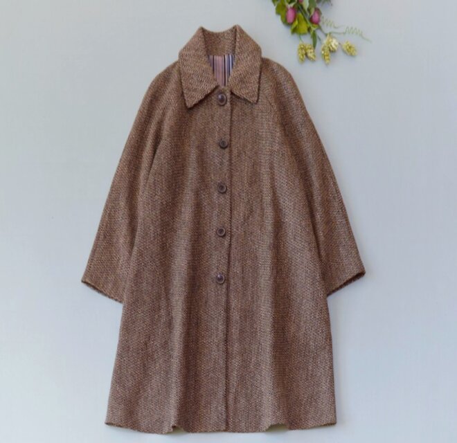 総裏大衿Aラインシンプルな大人可愛いウールコート♪ | iichi 日々の