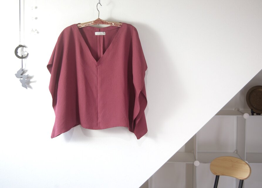 ふくれ織りのチュニック【sara-nari】着物リメイク