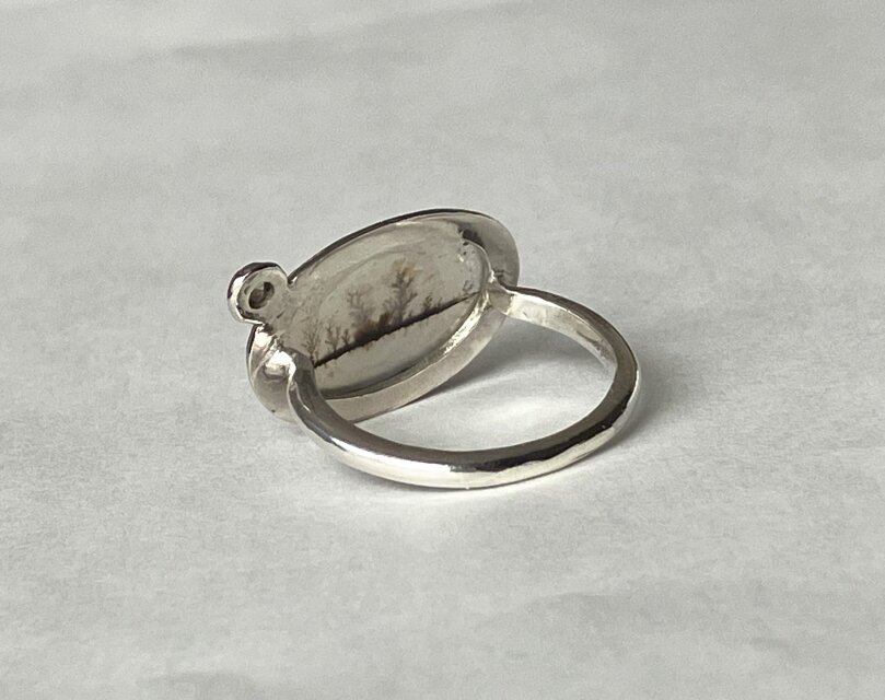 デンドリティックアゲート・リング(silver925） | iichi 日々の暮らし