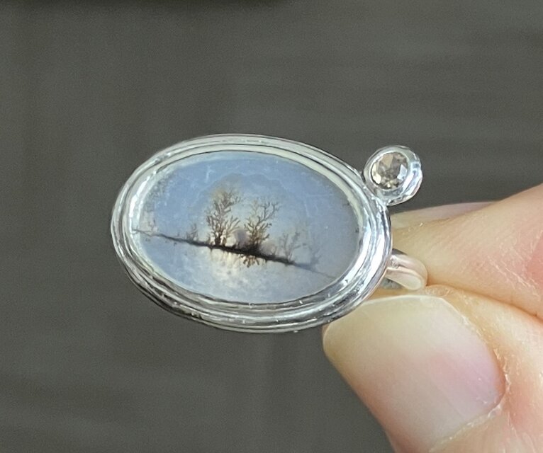 デンドリティックアゲート・リング(silver925） | iichi 日々の暮らし