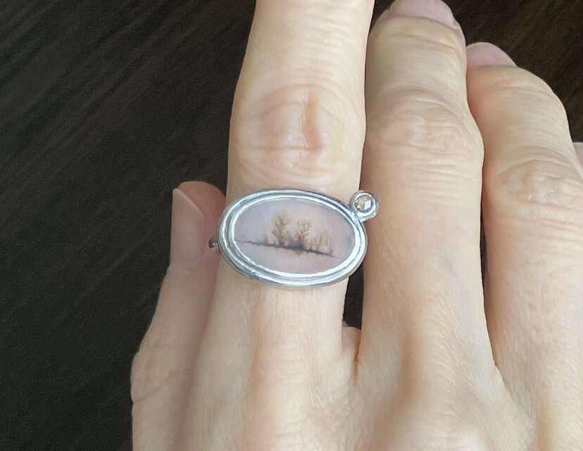 デンドリティックアゲート・リング(silver925） | iichi 日々の暮らし