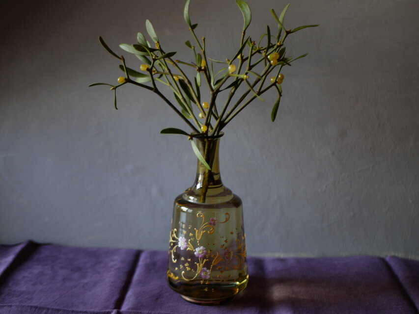 エナメルシリーズ part.6 フラワーベース フランスアンティーク