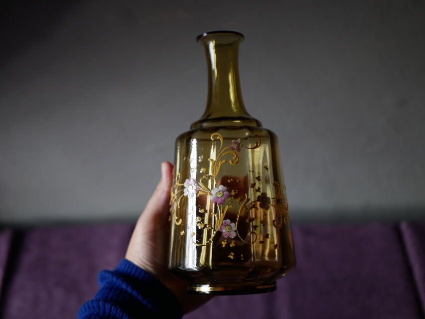 エナメルシリーズ part.6 フラワーベース フランスアンティーク