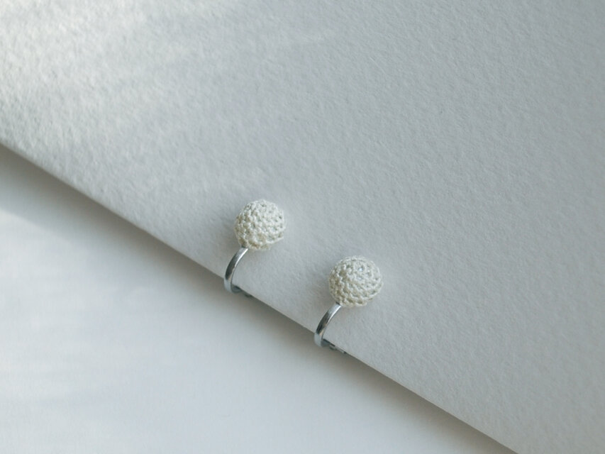 珊瑚 coral イヤリング ＜ピアス交換可＞