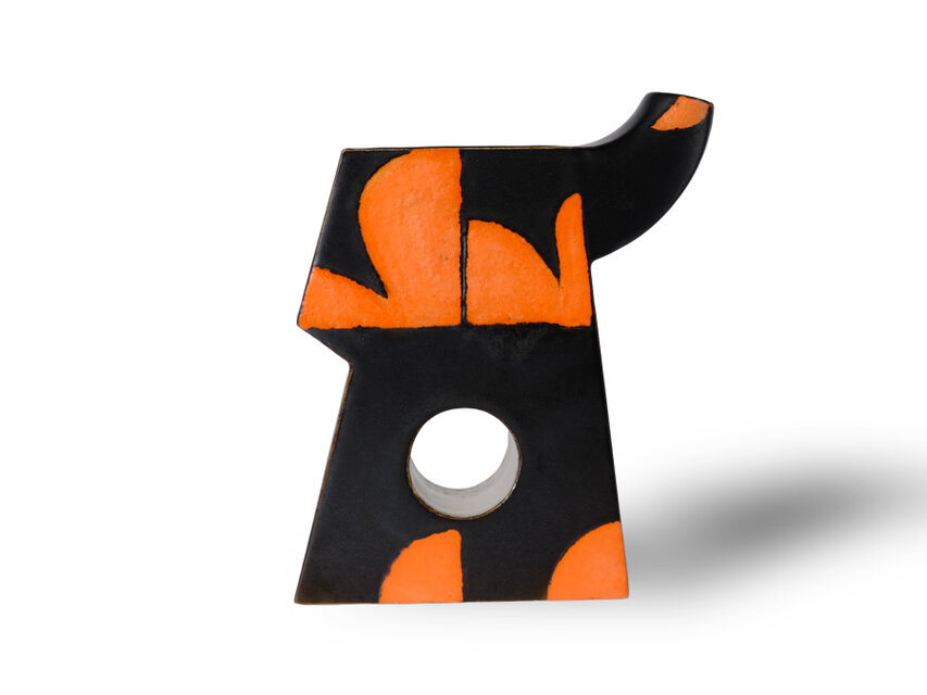 西日・Nishibi / 黒銅 x 夕柿（花瓶 / Vase）