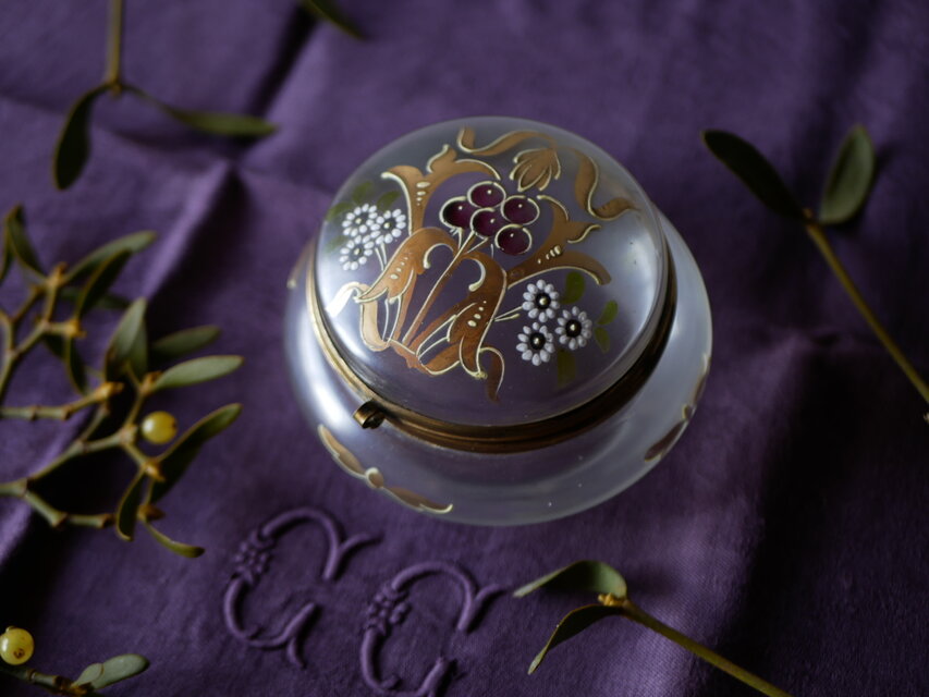 エナメルシリーズ part.5 ボンボニエール フランスアンティーク