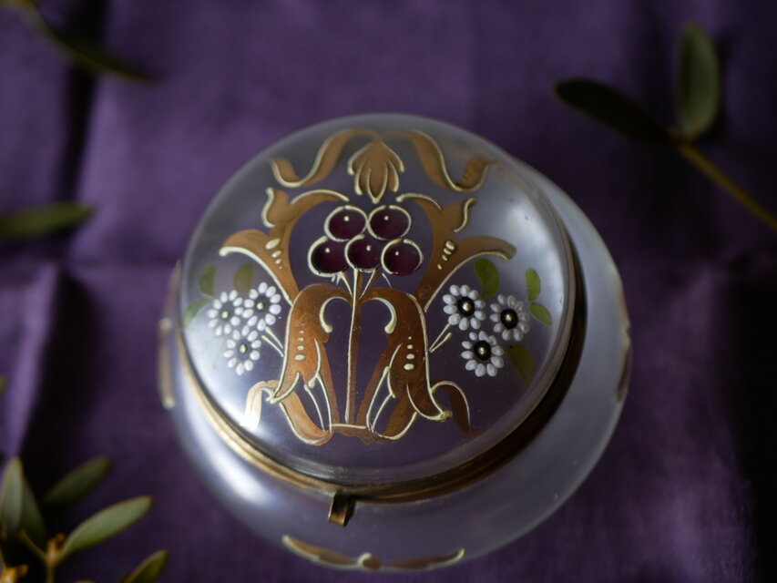 アンティーク エナメルポット 3コンパートメント アンティークエナメル