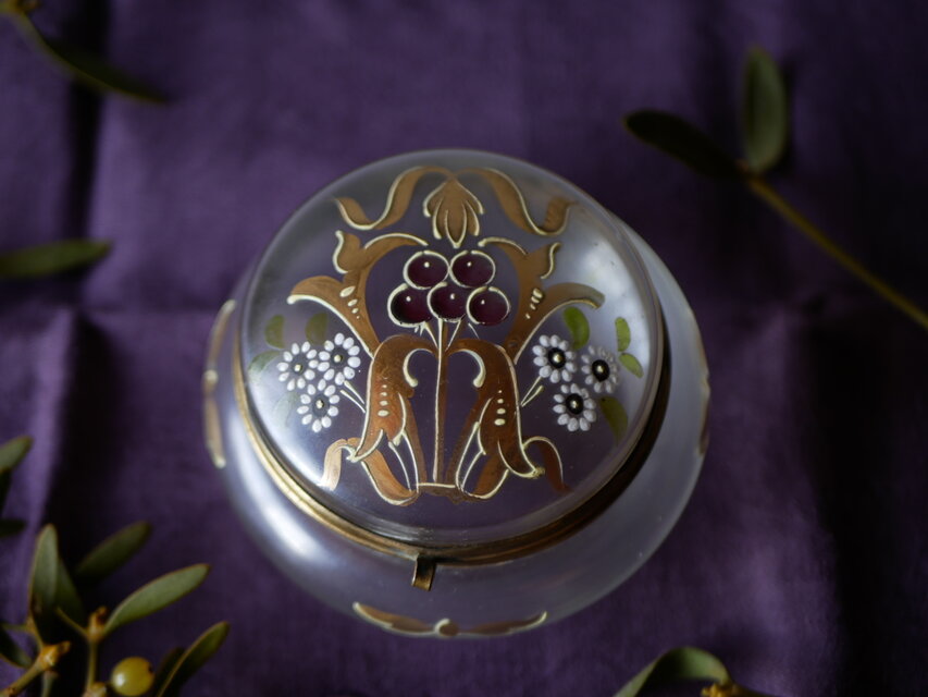 エナメルシリーズ part.5 ボンボニエール フランスアンティーク