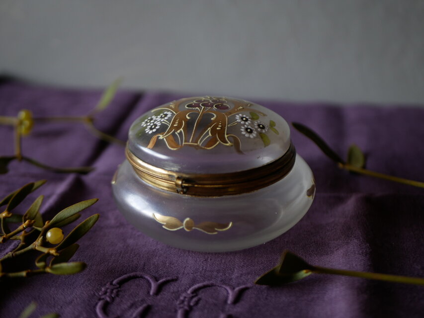 エナメルシリーズ part.5 ボンボニエール フランスアンティーク