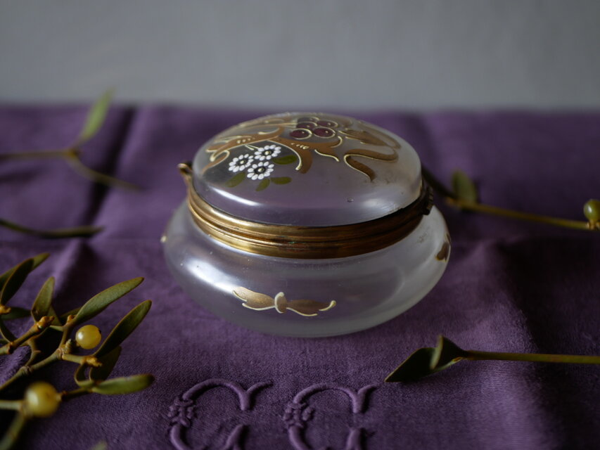 エナメルシリーズ part.5 ボンボニエール フランスアンティーク