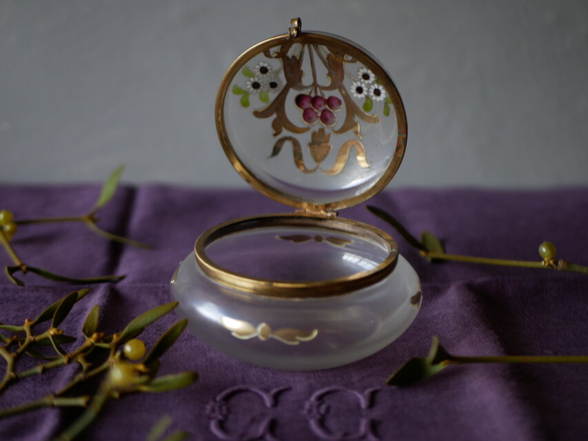 エナメルシリーズ part.5 ボンボニエール フランスアンティーク