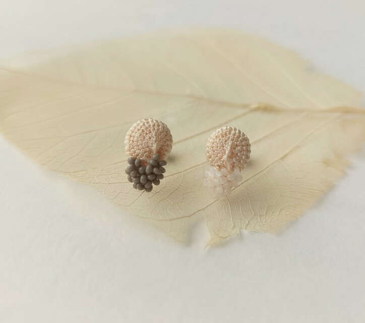 STUDS(nude pink／gray)