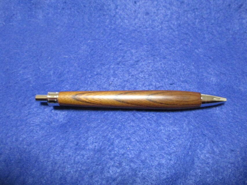 神代欅（ケヤキ）縮み杢 鳥海山産 オイル仕上げ 木軸ボールペン